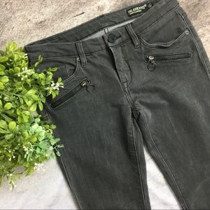 Blank NYC Grey Skinny Faux Leather Jeans